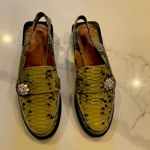 GANNI Slingback Loafers